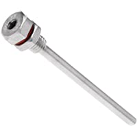 siwetg L35-300mm Thermowell Acero Inoxidable M10X1.5 Rosca OD6mm para Sensor de Temperatura Termopar Thermowell